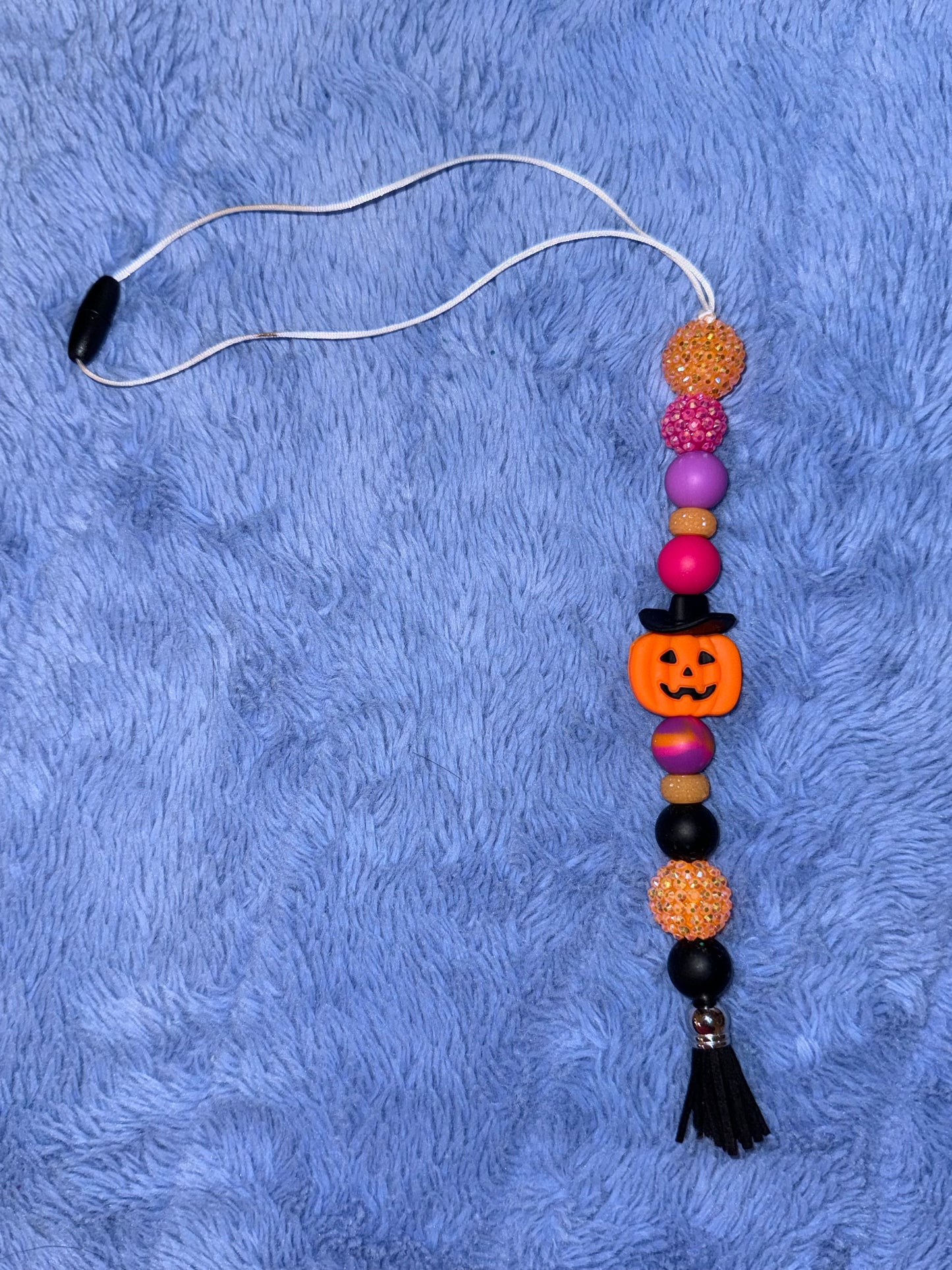 Howdy Pumpkin Car Charm