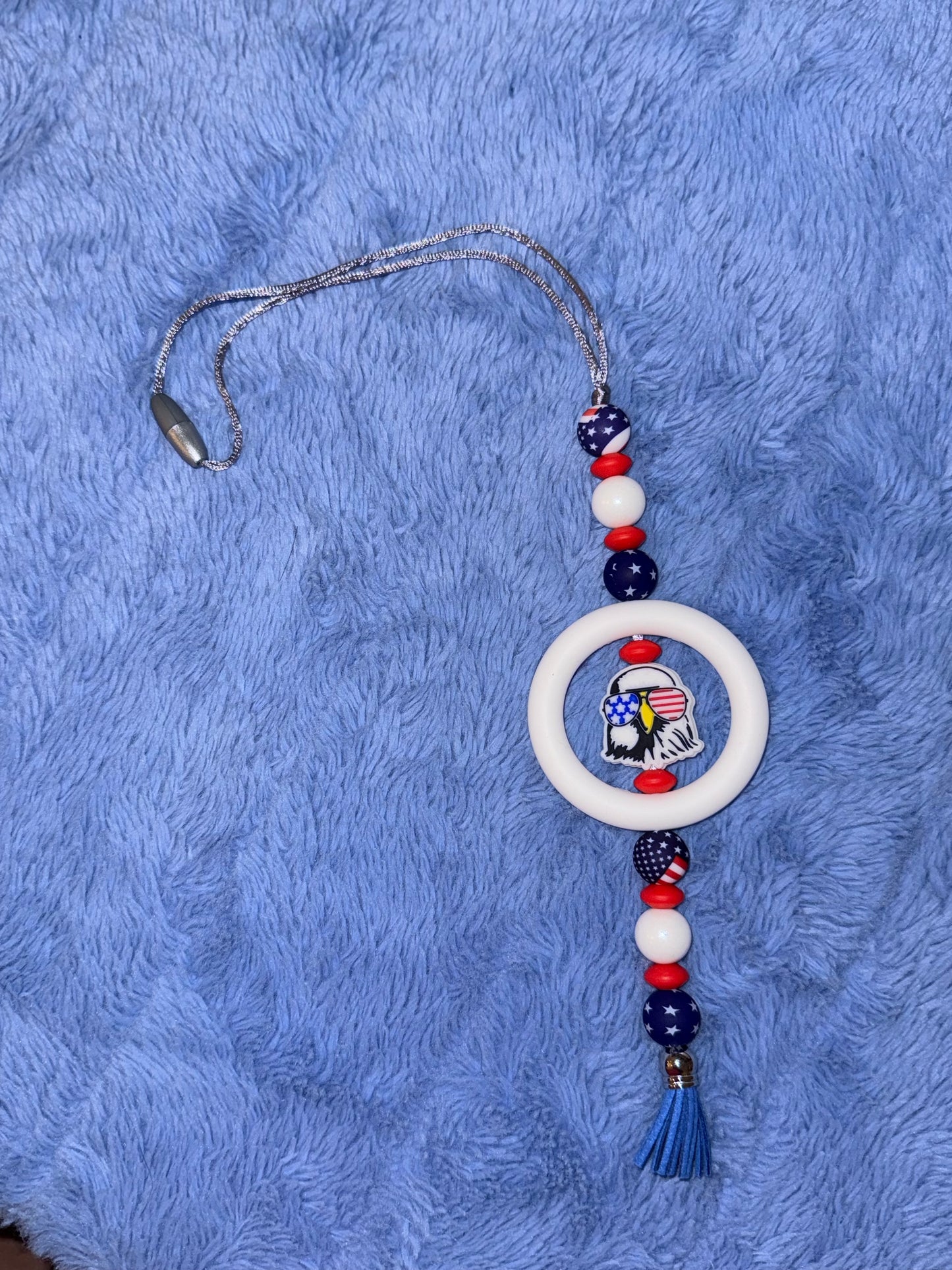 American Bald Eagle Car Charm
