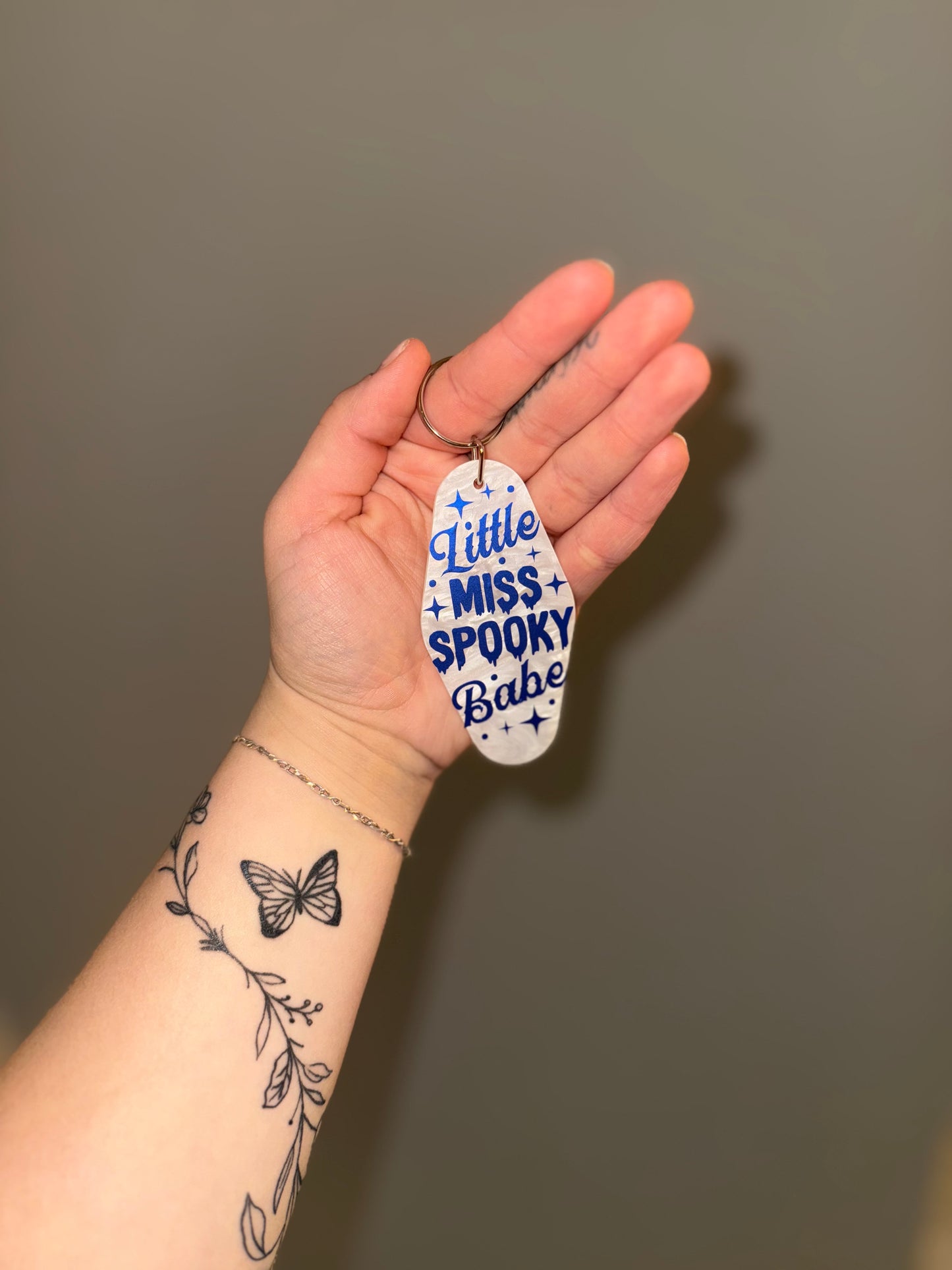 Spooky Babe Motel Key Tag