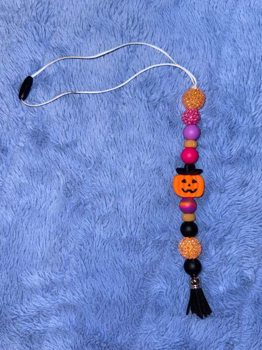 Howdy Pumpkin Car Charm